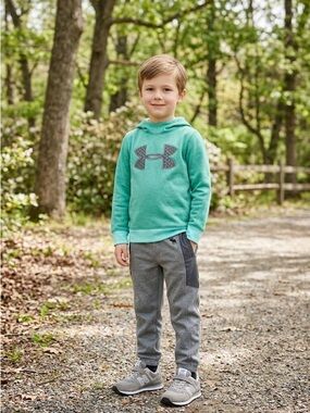 Set- Under Armour Mint Green Hoodie with Abercrombie kids Gray Joggers